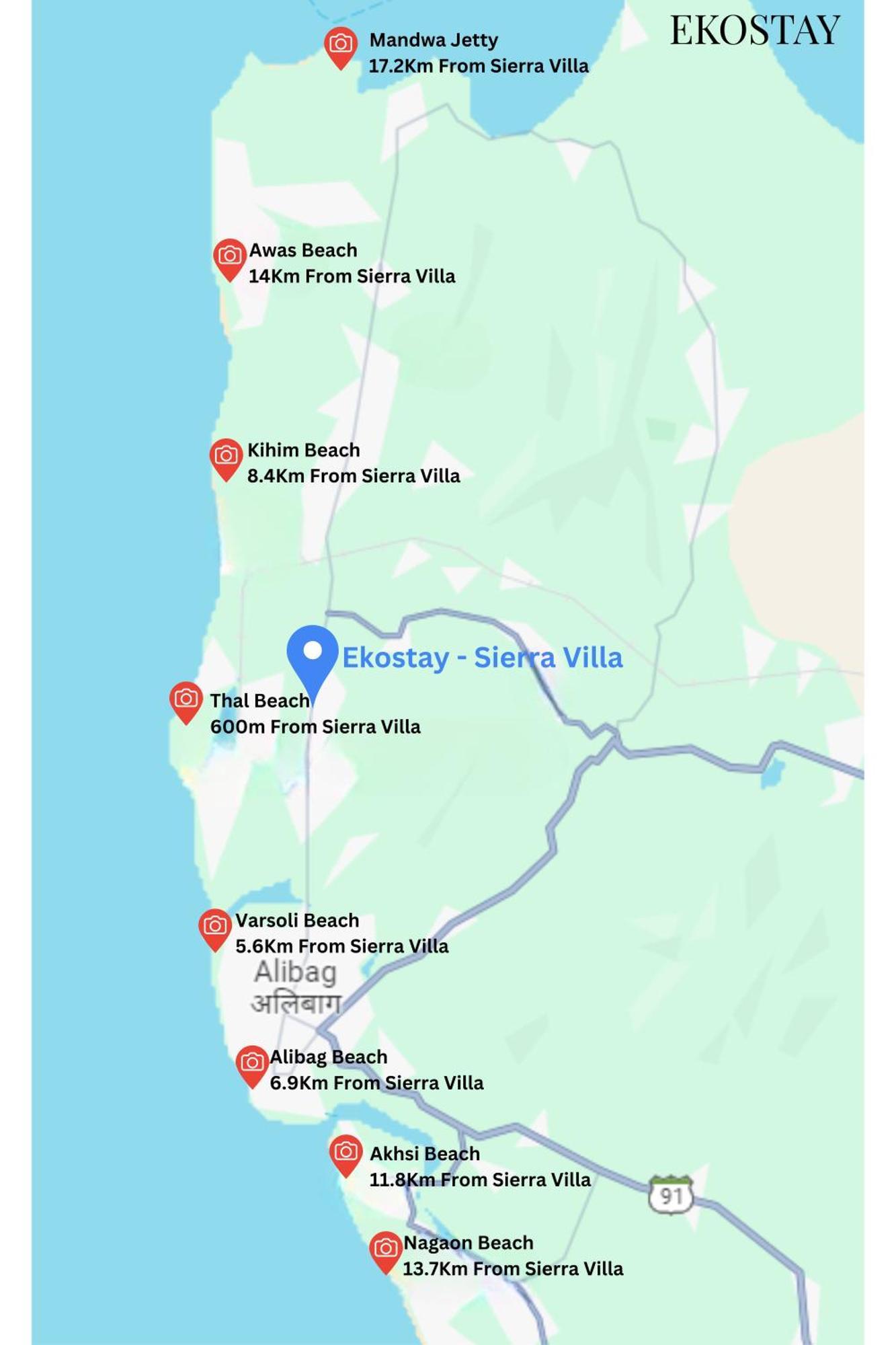 Ekostay - Sierra Villa Alibag Bagian luar foto